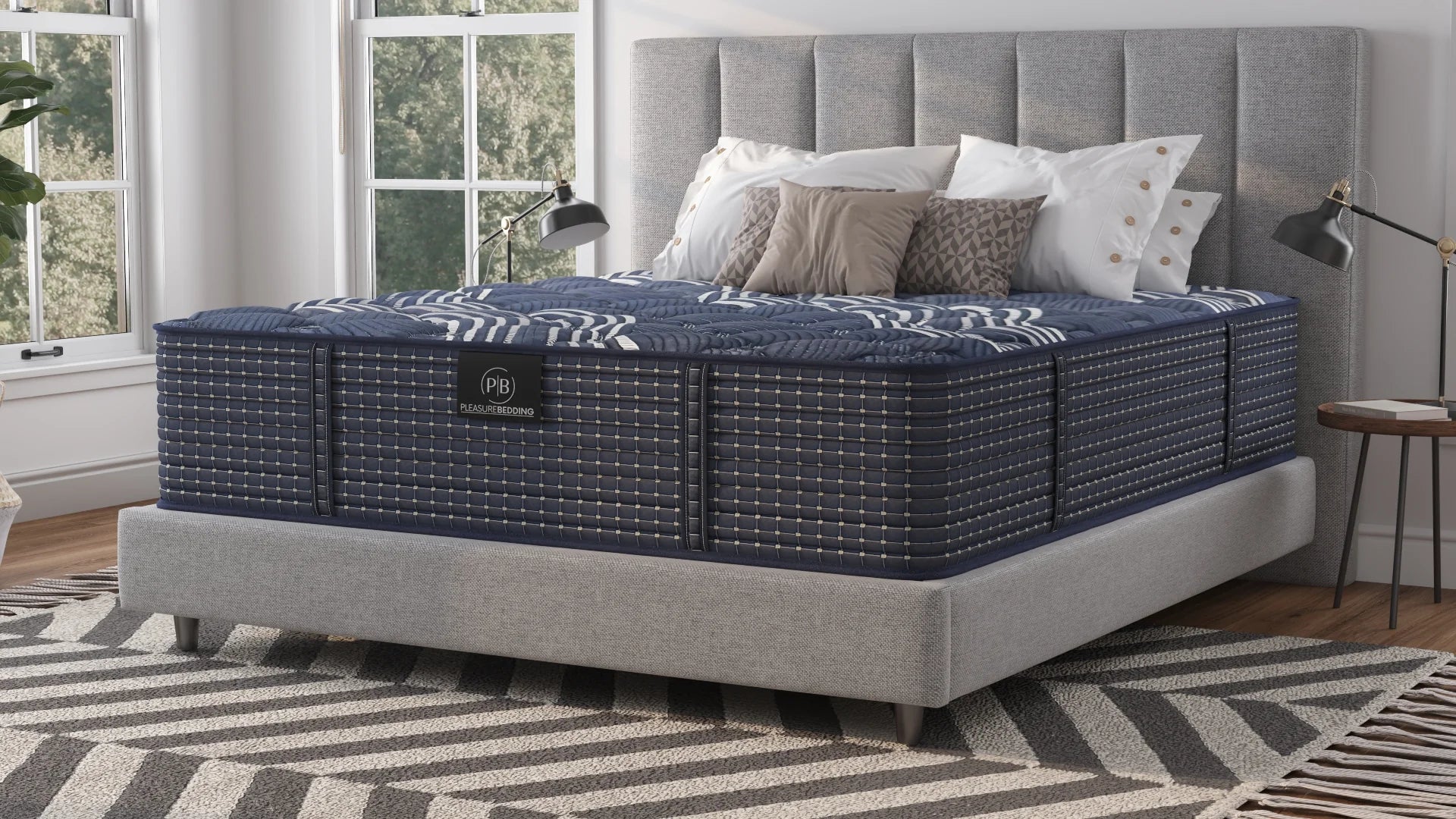Deep Blue Jumbo Hybrid 15" Mattress